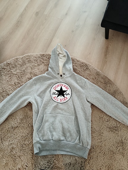 Miesten harmaa Converse huppari koko M