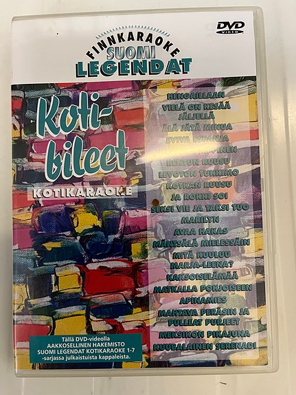 Suomi Legendat Kotibileet kotikaraoke DVD