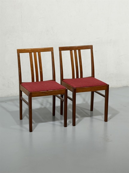 Retro teak tuolit (2kpl)