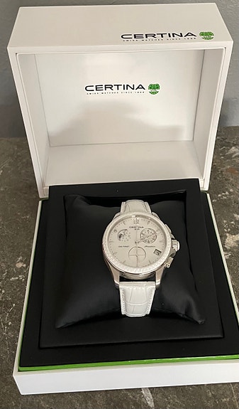 Certina rannekello unisex valkoinen