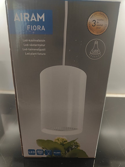 Fiora LED-kasvivalaisin valkoinen