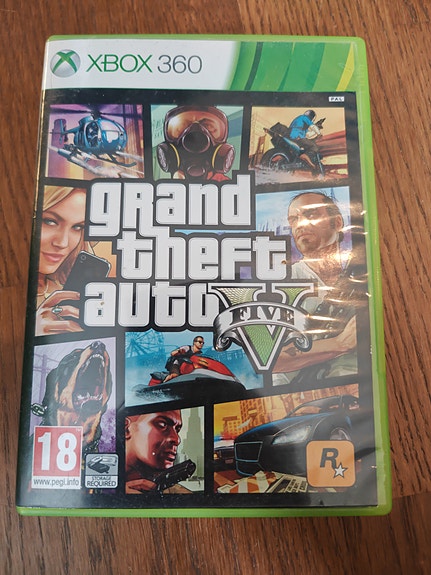 Xbox 360 Grand Theft Auto V peli