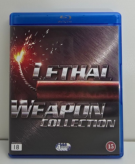 Lethal Weapon 1 - 4 Collection Box Set (5 Discs) (Blu-ray)