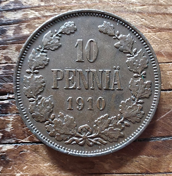 10 penniä 1910
