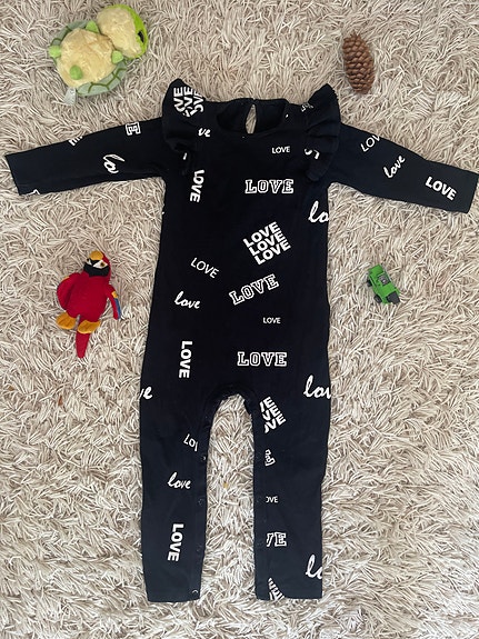 The Brand jumpsuit koko 92 musta tytöille