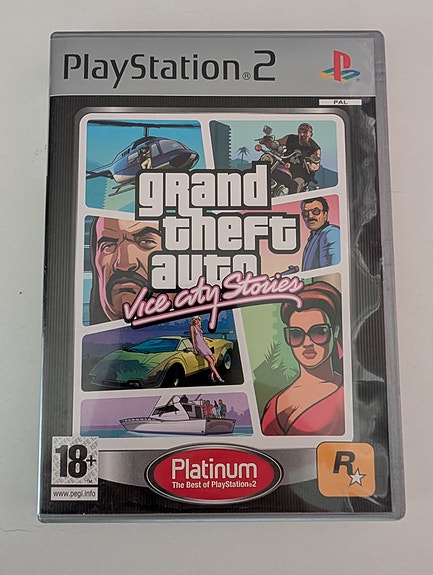 Grand Theft Auto Vice City Stories - PS2 peli Platinum