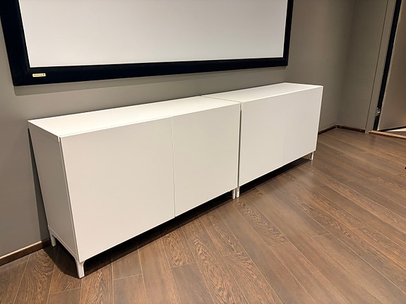 IKEA valkoinen kaappi / tv-taso