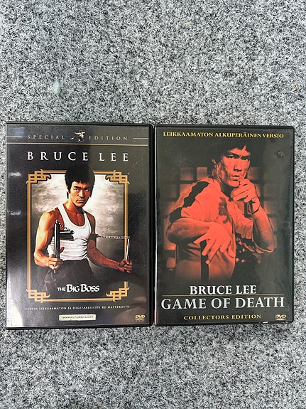 Bruce Lee DVD-elokuvat The Big Boss ja Game of Death