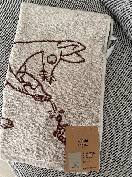 Arabia Muumi nipsu käsipyyhe 50x70