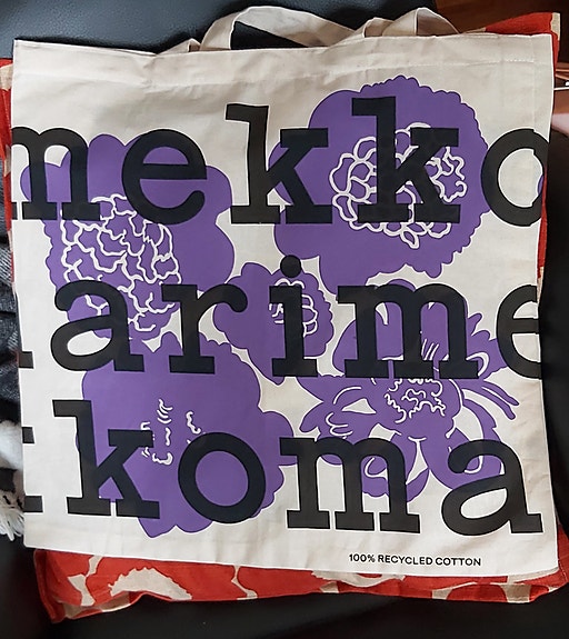 Marimekko uusi kangaskassi.
