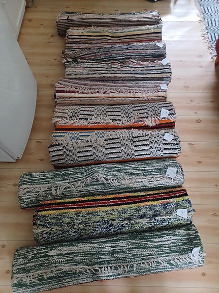 Vanhoja räsymattoja