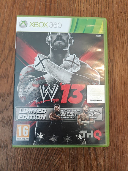 Xbox 360 WWE 13 peli