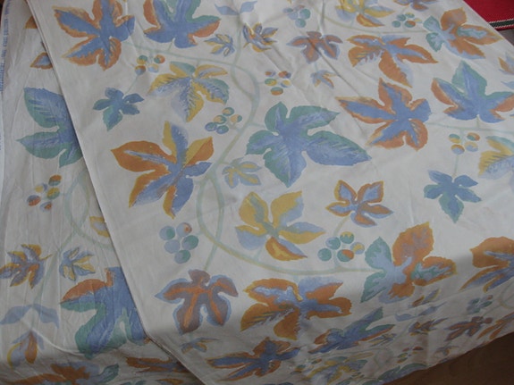 Vintage Marimekko Talvipuutarha v. 1995, iso pöytäliina