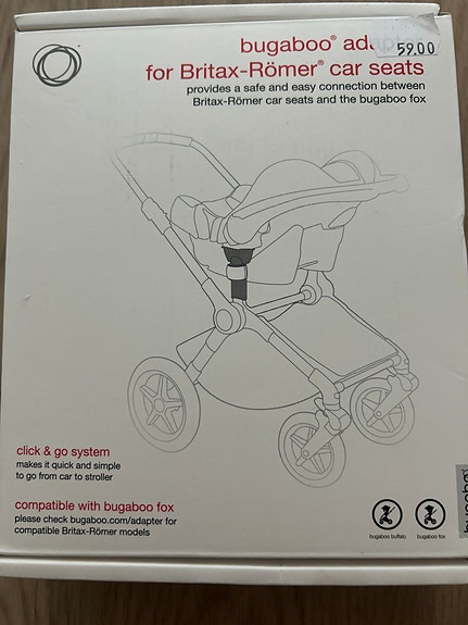 Bugaboo adapteri Britax Römer -turvakaukalolle rattaisiin