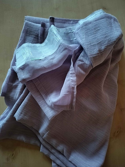 Hennon lilat verhot 4 kpl
