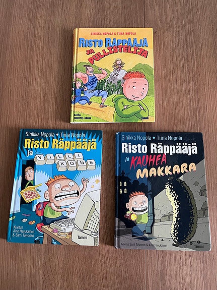 Risto Räppääjä -kirjoja