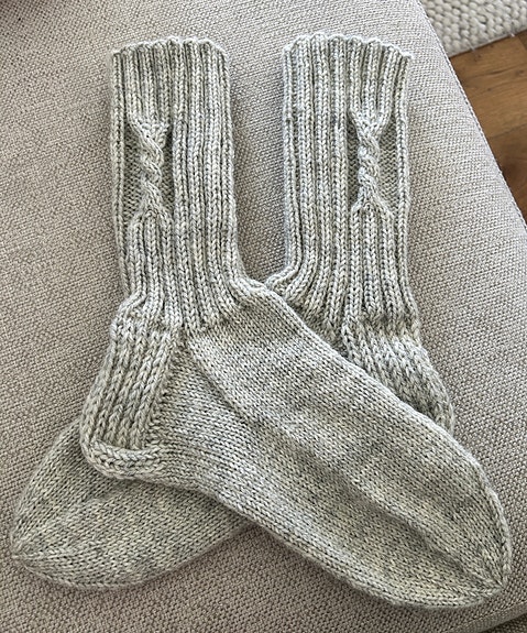 Harmaat villasukat 44/45