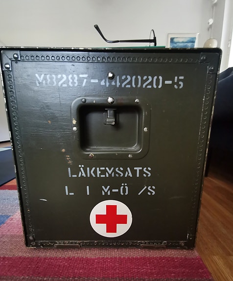 Vanha armeijan laatikko