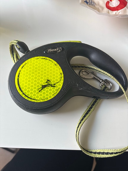 Flexi Classic Neon kelatalutin koiralle keltainen