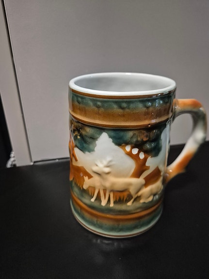 Arabia metsästäjä tuoppi