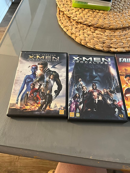X-Men ja Fantastic Four DVD-elokuvat 4 kpl