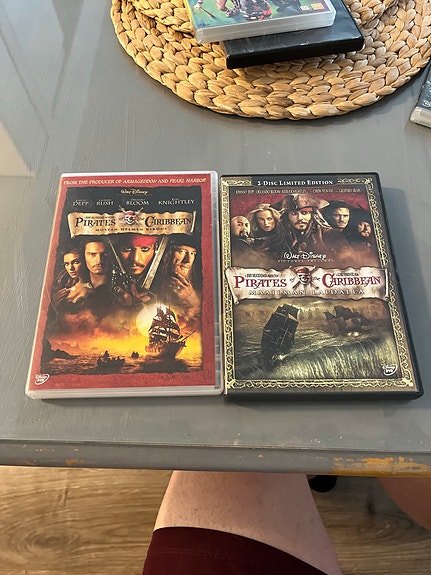 Pirates of the Caribbean DVD-elokuvat 2 kpl
