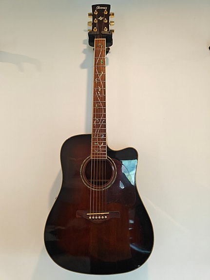 Ibanez Artwood aw40ece-dvs+kova laukku