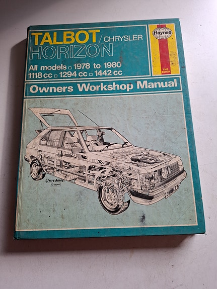 Talbot Horizon korjausopas Haynes.