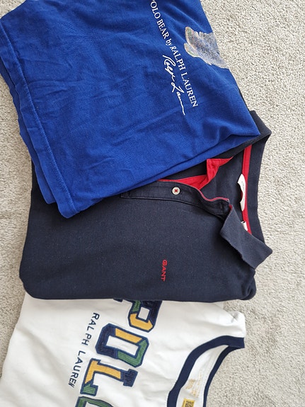 Polo Ralph Lauren +Gant poikien t‑paidat koko 158/160