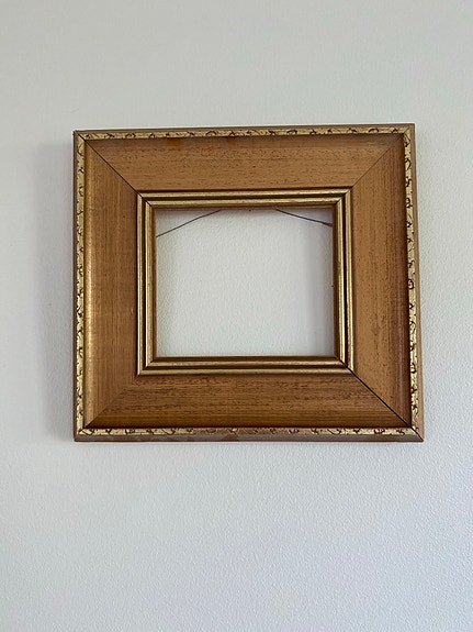 puukehys taululle / kuvalle n. 39x36 cm