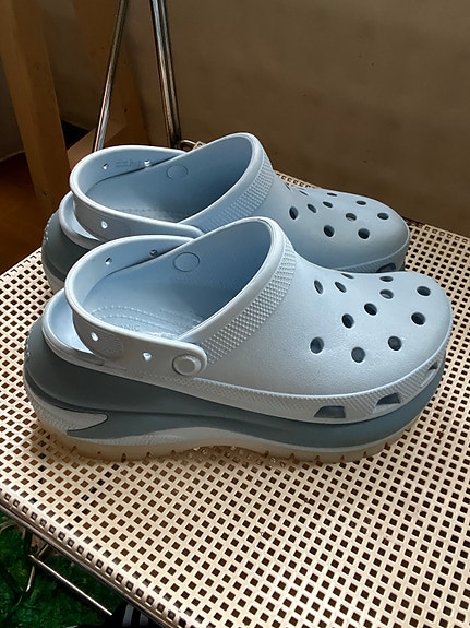 Crocs platform kengät vaaleansininen koko 40,5