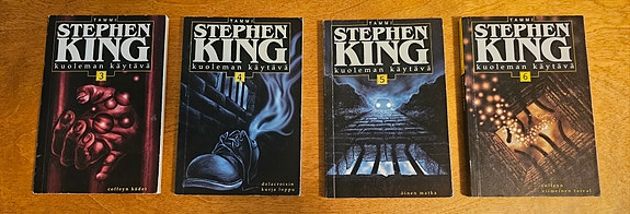 Stephen King Kuoleman käytävä 3-6 (4 osaa)