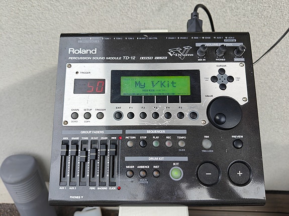 Roland TD-12 sähkörumpu moduli