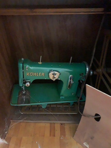 Köhler ompelukone vihreä