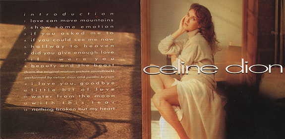 Celine Dion - 1992 - Celine Dion - CD - 13 track version Columbia