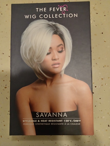 Savanna vaalea lyhyt peruukki