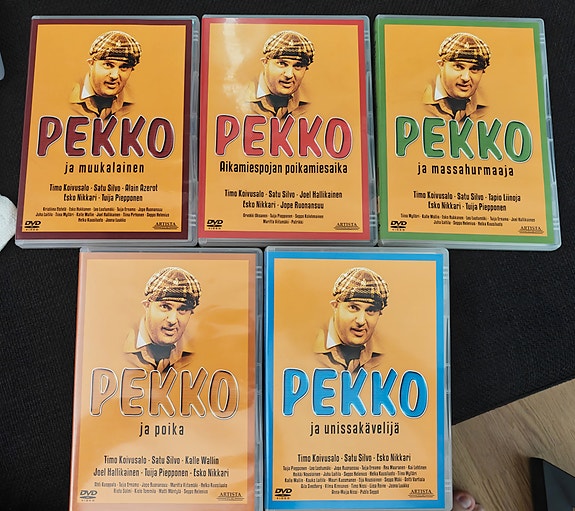 Kaikki Pekko DVD-elokuvat (5 kpl)