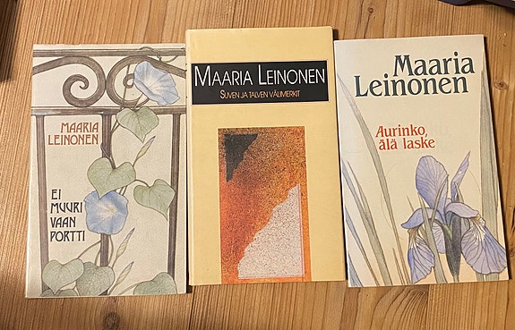 Maaria Leinonen, 3 kirjaa