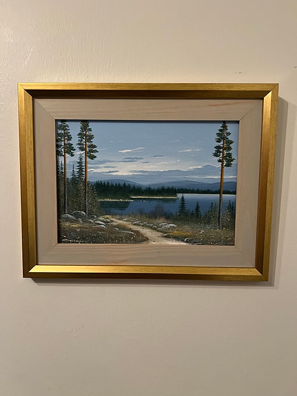 Helge Mieskonen maalaus