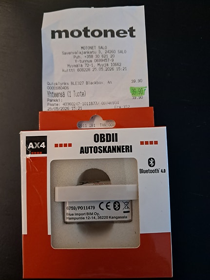 OBDII AUTOSKANNERI