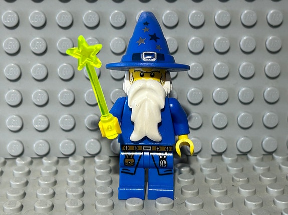 Lego Castle minifiguuri : Kingdoms - Blue Wizard , cas473
