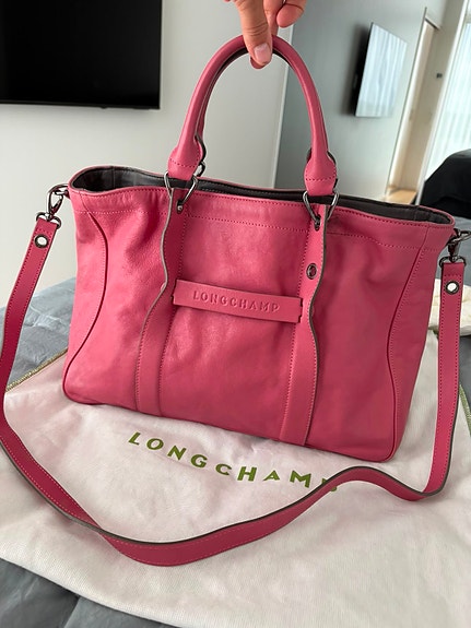 Longchamp  vintage nahkalaukku