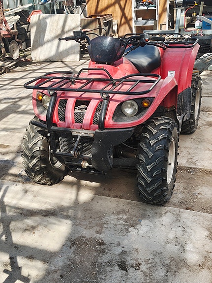500cc mönkijä ja tukkikärry