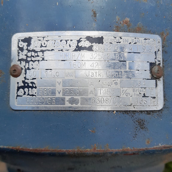 Sähkömoottori Strömberg 11kW