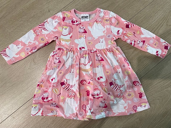 Muumi vauvan bodymekko koko 74