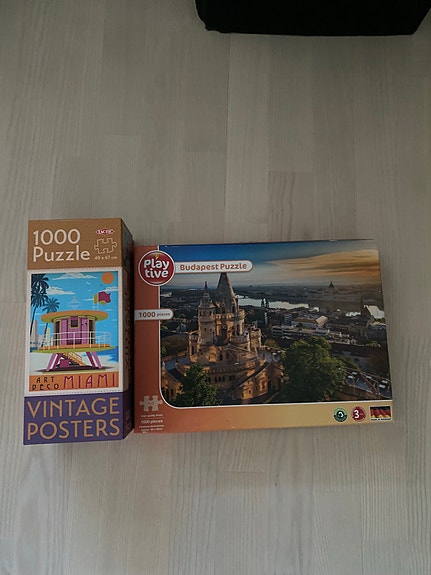 Palapelit 1000 palaa, 2 kpl