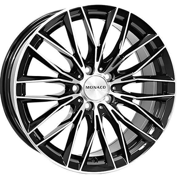 Monaco GP2 Black/Pol 8,5x20" 5x108 et45 aluvanteet, Polestar 2, Volvo, Ford