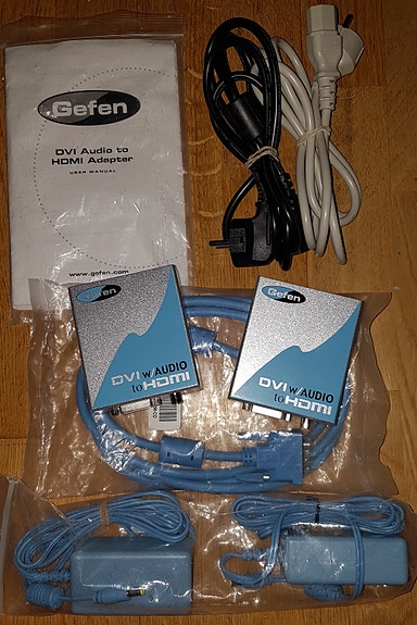 Gefen DVI Audio To Hdmi Adapter 2kpl. (Uudet)