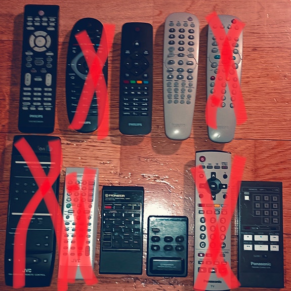 Kaukosäädin Philips / Pioneer / Panasonic