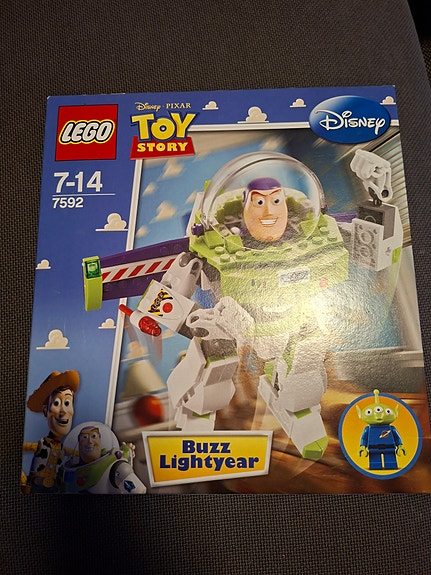 Harvinainen LEGO Toy Story 7592 Construct-a-Buzz (Avaamaton / Blue Box)